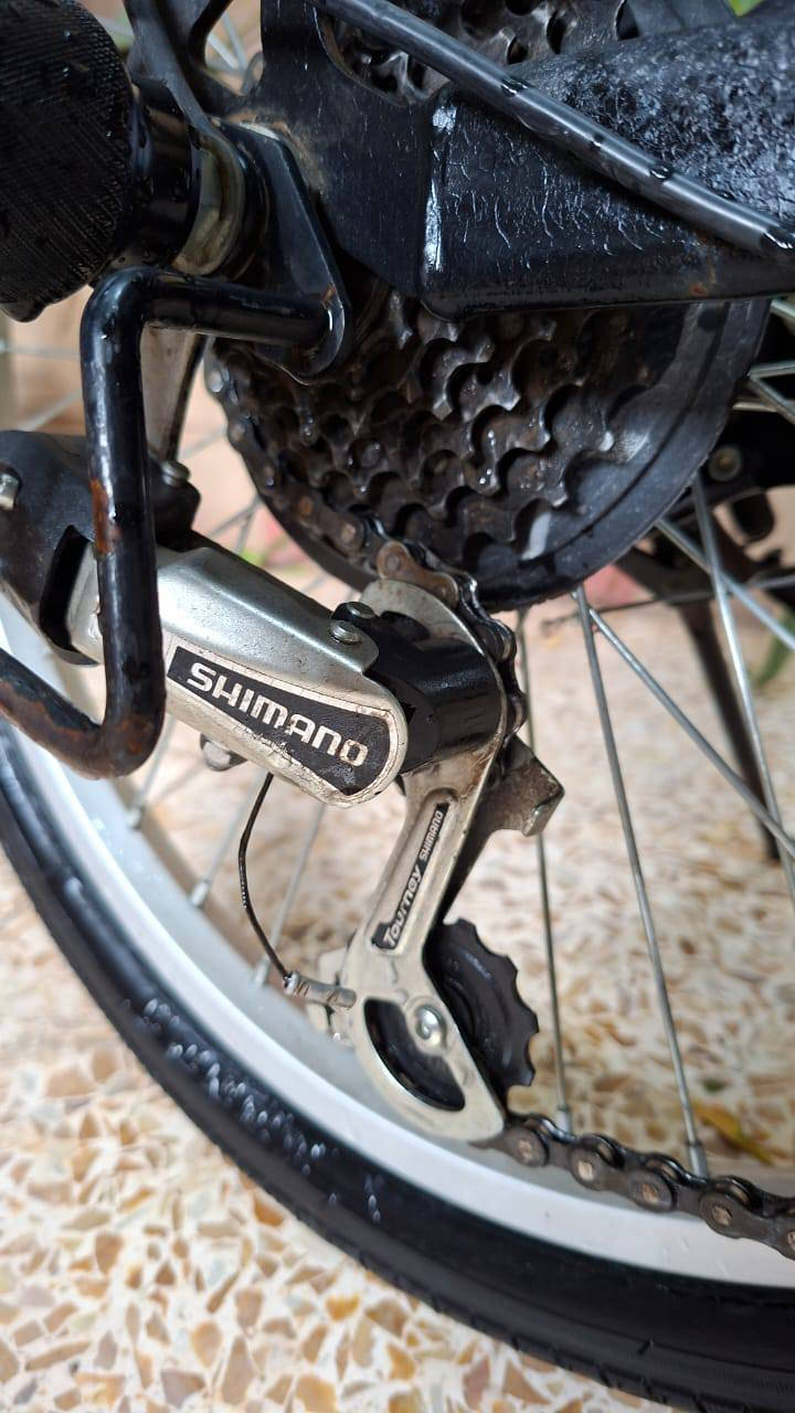 بايسكل ماركة JEEP قابل للطي
حجم 20
بريكات شغالة 
كير شغال 6 نمر 
جانب الايسر حي الصديق 
السعر 100 وبي مجال


**إذا كنت صاحب هذا الإعلان وتريد حذفه لأي سبب، رجاءا أرسل رسالة إلى الدعم الفني**