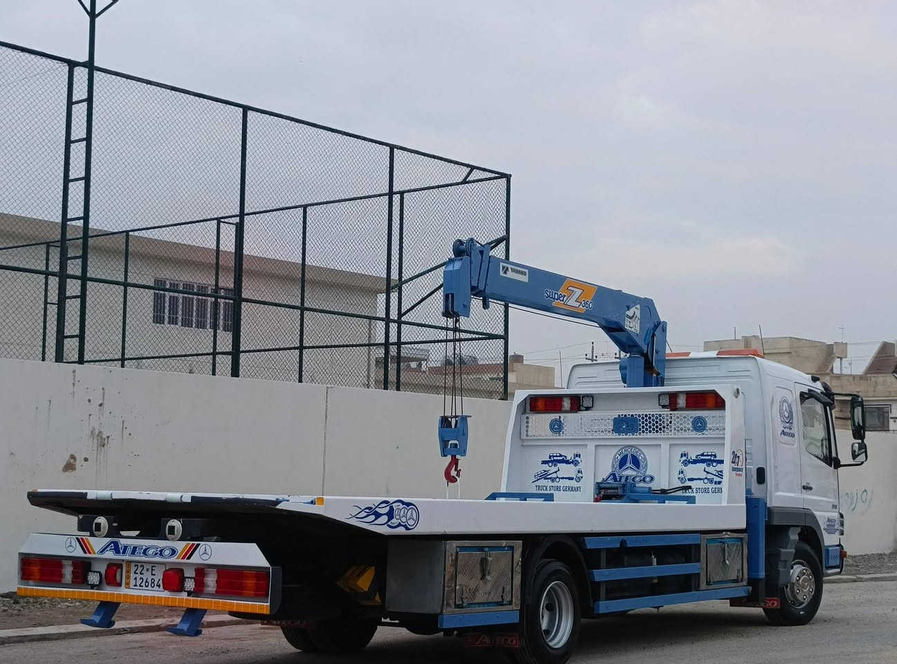 ســلام عــلـــکــم 
كرين اتيكو البيع
سیارە ‏موديل[ 2005] فول موصفات كرين سوبر زت [3]سلایت مخالف [360] سياره رقم اربیل سياره كفاله عامه بدي نزال   محرك [4]سلندر  [6] برغي شاصي كفاله من كولشي  
{ ***********}       {*********** }
