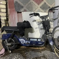 دراجه شحن حجم ١٤ موديل٢٠٢٤ الدراجه نضيفه بطاريات جدد وعقل جديد وشاحنه ...