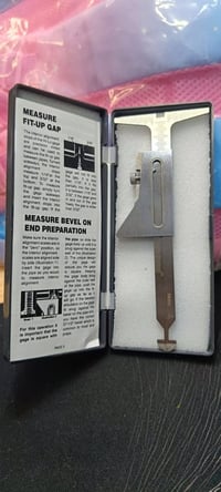 فيرنيه • قياس ارتفاع اللحام • مساواة الطرفين