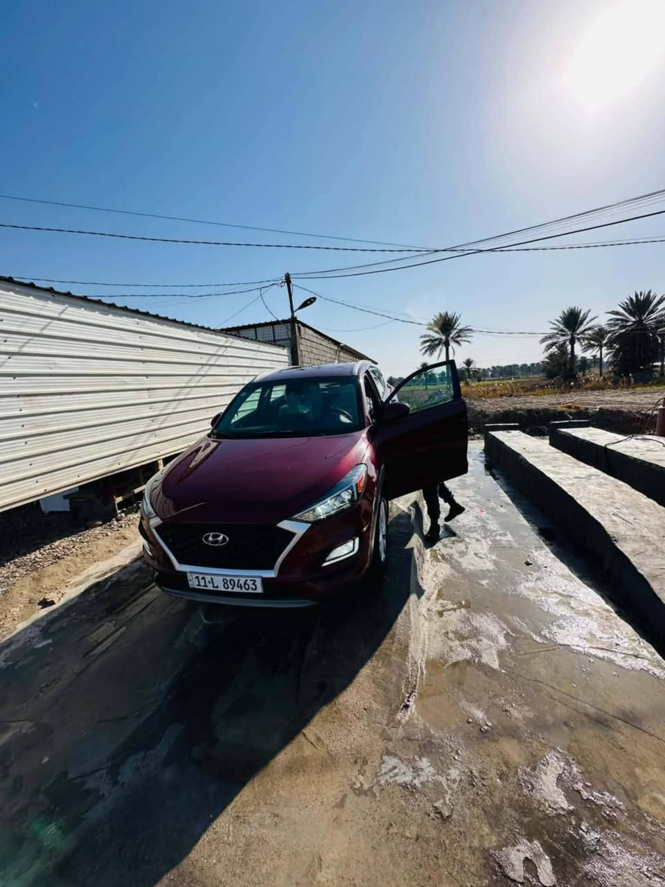 السلام عليكم توسان موديل 2019
وارد امريكي بيع وترهم مراوس حسب القناعة 
ماشية 80الف 
مواصفات فول عدا البنراما 
بصمه +بصمة ابواب 
هاندبريك بصمه
اشارة ترحيب 
كامرة دوارة
كشنات جلد 
تحكمات ستيرن 
حساس امامي 
حساس خلفي 
درايف مود 
شاحن موباي 
مقعد السايق كهرباء 
جنطة كهرباء 
بيهة هواي بعد مواصفات 
سعر 165$
للاستفسار 
***********
***********
