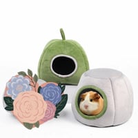 سرير هامستر • مخبأ هامستر • قطعتين