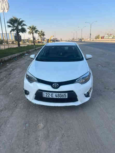 كورلا 2016 
فئه LE
رقم أربيل بأسمي
تحويل مباشر
كامره خلفيه
مثبت سرعه
محرك 1800 ما مفتوح
تحكم استيرن
السياره خير من الله
نقص مشط استيرن تعبان
ضرر السونار مرفق مع المنشور
بغداد الكرخ
***********
السعر 118 وبيها مجال
