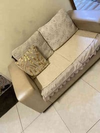 أربع قطع تركي • ينفتح سرير • أوف وايت