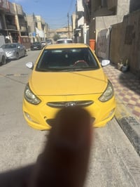 اكسنت ١٤ امريكي حادث باب سايق وجاملغ بس باب مبدل ليبل واحد سياره حلوه ...