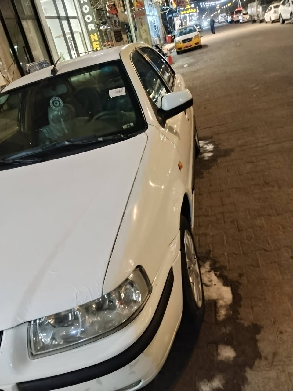 السلام عليكم سمند موديل 11رقم نجف إنكليزي مكفوله كفاله عامه مكينه كير تبريد حداديه كفاله بيها سونار يم المندلاوي شرط كفاله عامه بسامينا الشراي يتصل على الرقم العنوان نجف ***********
