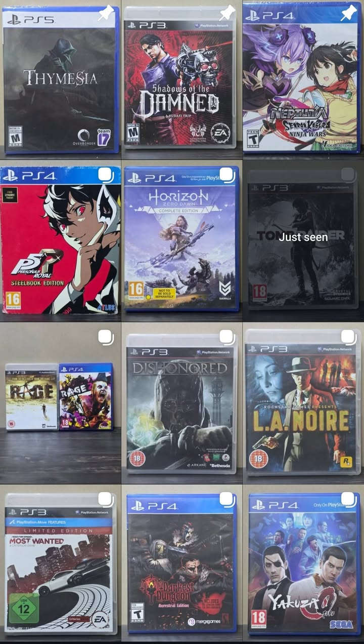 السلام عليكم و رمضان مبارك
توصيل متوفر للكل مناطق العراق
اذا تريد اي قرص راسلنا على انستا :
https://www.instagram.com/ps.retro.store?igsh=eDducW56MmRhZ2Jm


**إذا كنت صاحب هذا الإعلان وتريد حذفه لأي سبب، رجاءا أرسل رسالة إلى الدعم الفني**