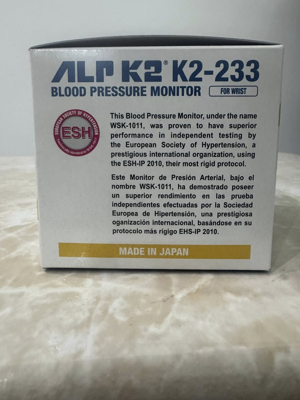 سلام عليكم
جهاز قياس ضغط ياباني اصلي وكيل من شركة ALP k2
مشهورة اصلية 
وهذا بيج مالته https://alpk2.jp/en/product/no-k2-233/
موديل k2-233
سعر 60 ألف مع توصيل 
يوجد لدينا جملة


**إذا كنت صاحب هذا الإعلان وتريد حذفه لأي سبب، رجاءا أرسل رسالة إلى الدعم الفني**