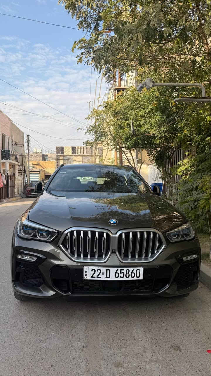 السلام عليكم - للبيع فقط

BMW X6 xdrive 40i 
موديل 2021 وارد خليجي وكالة العروش 

محرك 6 سلندر 3000 توين بور تيربو دفع رباعي 

ماشية 68 الف كيلومتر

السيارة فول مواصفات 

دخول ذكي - نقاط عمياء - فتحة سقف بانوراما - اضاءة LED - 

حساسات 360 درجة - كامرات 360 درجة - مقاعد جلد 

تحكمات ستيرن - شاشة كبيرة - شاشات خلفية - 

قطع كاربون فايبر بالداخل - مقاعد تدفئة و تبريد 

باقي المواصفات معروفة .

السعر 54,800$ 
قابل للتفاوض بالمعقول 

للاتصال : 
*********** بغداد, العراق
