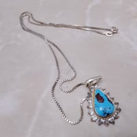 كلادة زنجيل • فضة 925 • حجر رضوي