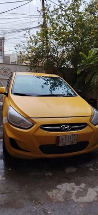 للبيع  اكسنت 2016 وارد امريكي حادثه من امريكه صندوك ومعمر صور السونار ...