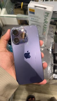 آيفون 14 برو • ١٢٨ • مكسور ضهر