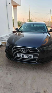 Audi A6 للبيع C7  موديل 2017  خليجي  سحب امامي  مكينه بانزين 4سلندر 2....