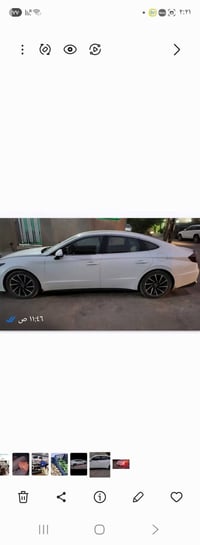 للجناي سونتا 2021  رقم سليمانيه باسمي  ابيض فول (ليمتد) 2021 رقم سليما...