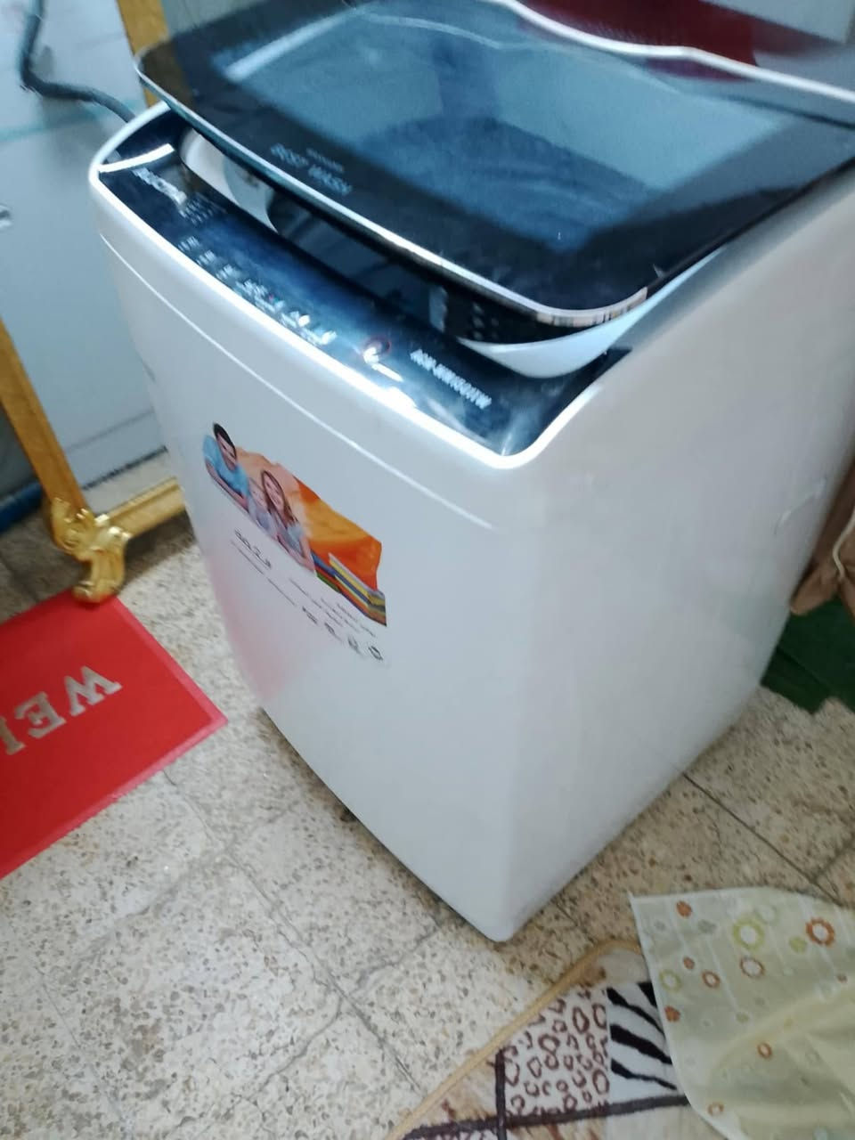 السلام عليكم
غساله اوتوماتيك استعمال قليل قليل قليل 
جديده الموقع الامين الثانيه رئاسة المعلمين 
السعر 325 
للاستفسار 
الرقم ***********
الرقم ***********
