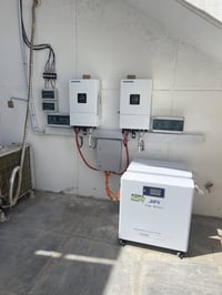 منظومات شمسية • بطاريات ليثيوم • إنفرتر ٨ كيلو