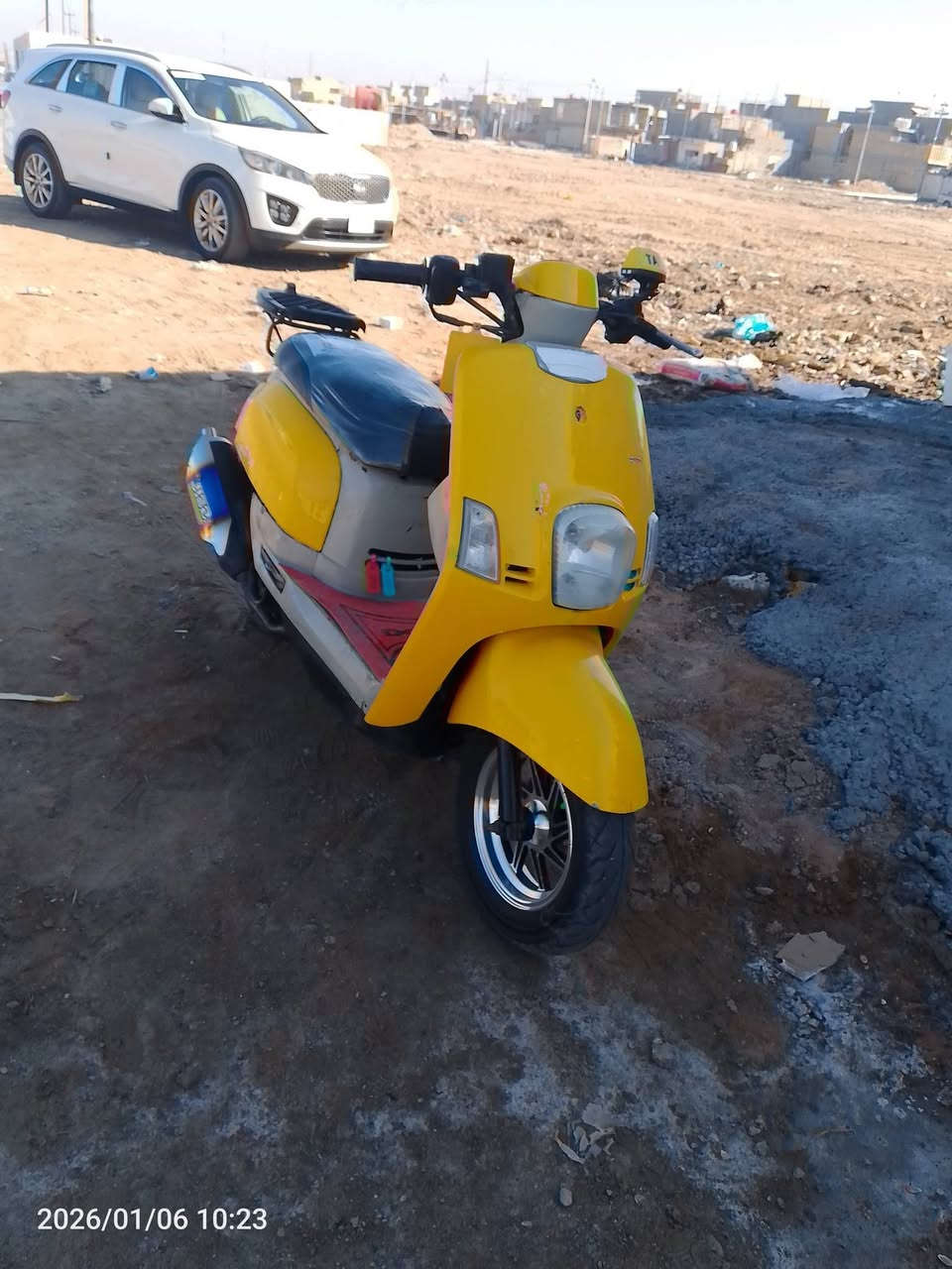 السلام عليكم ماكس بوليس للبيع دراجه نضيفه كلش نوزل نكره سلف  خاص او الرقم ***********
