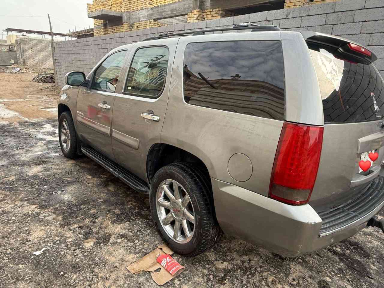 للبيع جمسي يوكن بترامديل 2008رقم بغداد السياره جاهزه مكينه وتبريد مصبوغه حزام جماليه السياره وارد امريكي لا ستفسار الاتصال على ***********
