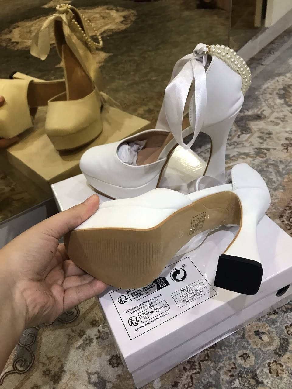 حذاء عرس ممستخدم جديد من شي ان سعره واضح بالصوره
اريده ب٢٥ الف
قياس ٣٧-٣٨
قالبه ناعم
مكان بابل


**إذا كنت صاحب هذا الإعلان وتريد حذفه لأي سبب، رجاءا أرسل رسالة إلى الدعم الفني**