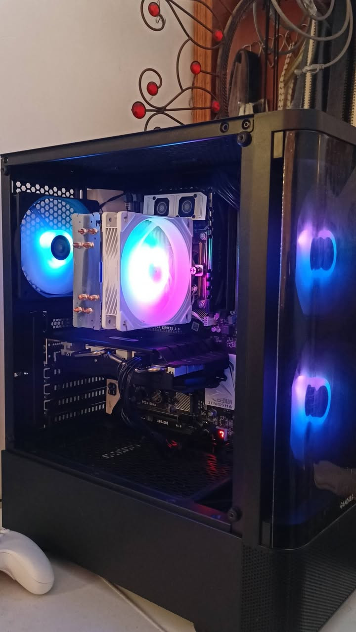 السلام عليكم
E5 2680 v4
Jingsha gaming x99 e81
Rx 580 8gb
16gb ram ecc 3200mhz
Ssd 500gb
Fsp hydro k pro 500w
Gamdias talos E3 black
جديد بالكامل
400 الف
موجود توصيل


**إذا كنت صاحب هذا الإعلان وتريد حذفه لأي سبب، رجاءا أرسل رسالة إلى الدعم الفني**