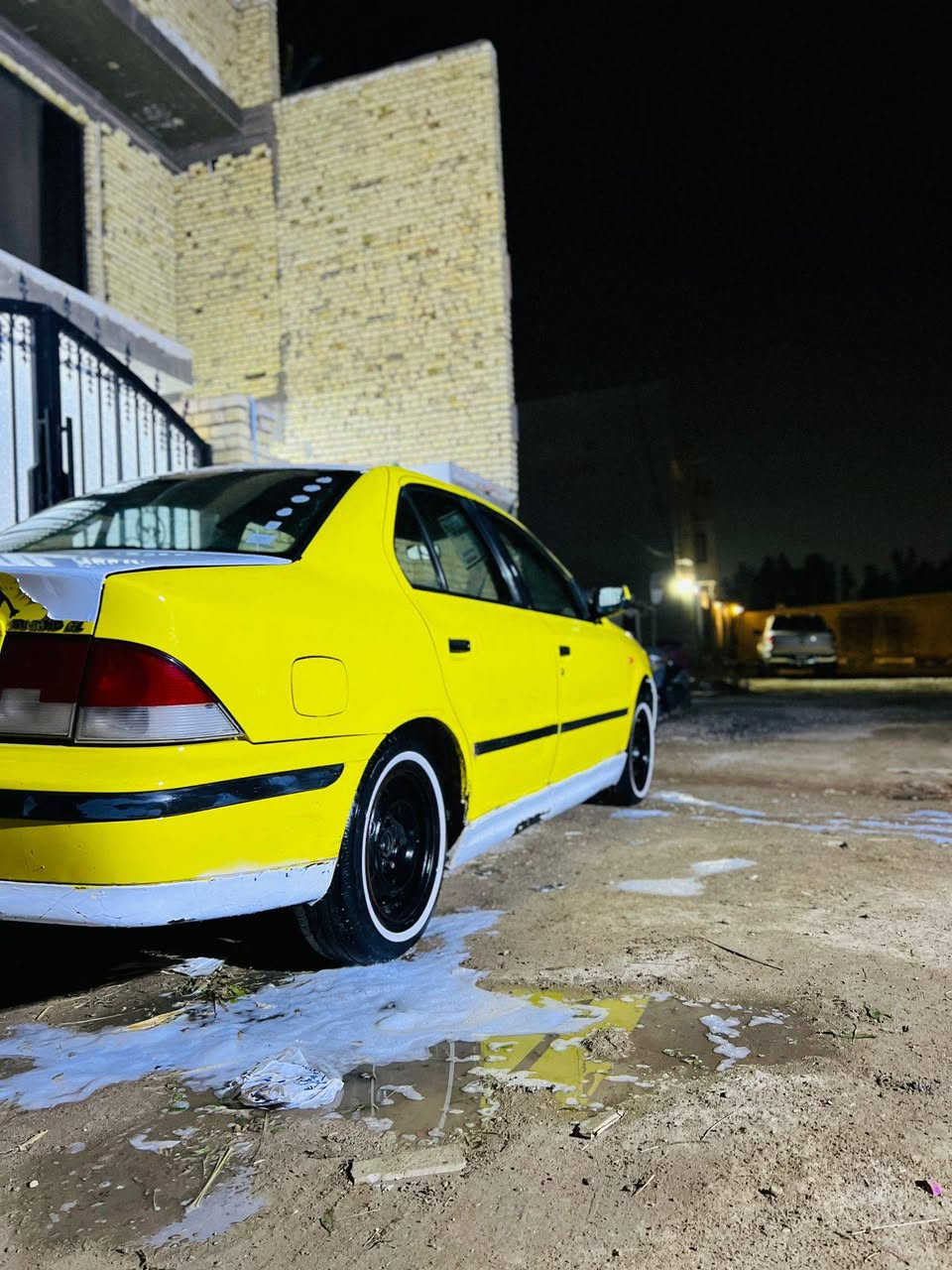 سياره سمند لون ليموني 🍋 2009 للبيع تخم تاير خط ابيض
لايت زنون لون ثلجي
مسجل شاشه سستم
مكينه وكير كفاله
تبريد ثلاجه خلفي وامامي
خياسات بالهلالات والدوسه الخلفيه فقط 
سياره حلوه ونضيفه وجديده مابيه اي ضربه 
رقمها بغداد باسمي تريد وكاله تريد تحويل 
عليها خط وبحث 200 الف ينكطع من سعرها 
مكاني الكوت حي الحكيم 
*********** 
سعرها 32
