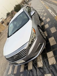 سوناتا 2015 وارد امريكي حادث جاملغ خلفي فقط وبيهة كلير 3 قطع بدون حادث...