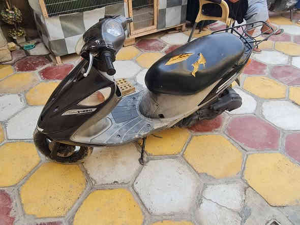 سلام عليكم دراجه 120 ادرس ياباني  مكينه تخبل وناعمه كفر بلادي سعر 400 مكان بغداد المعامل ***********
