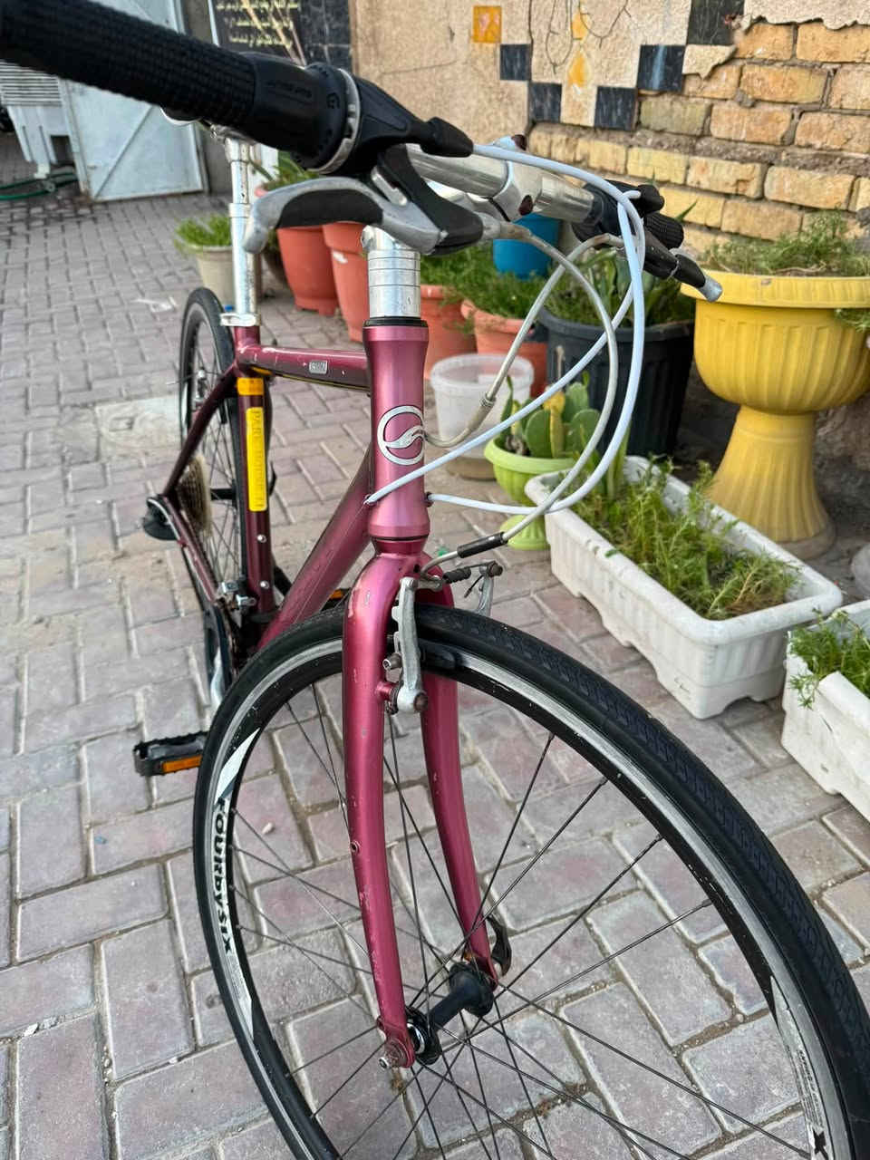 السلام عليكم
دراجة هوائية ماركة جاينت 🚴🚴‍♀️

بالة حاوية غير مستعمل بلعراق
حجم 28 -c700
المعدن المنيوم نظافة 95 ‎%‎
المكينة 8/3 بدون اي نقص

السعر 225
عنوان المحل بغداد الحرية الدور

للاستفسار الاتصال ***********
اهلا وسهلا بكم 🌸
