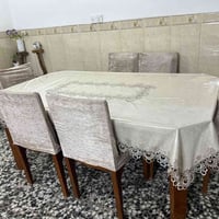ميز طعام • صاج • ٦ كراسي
