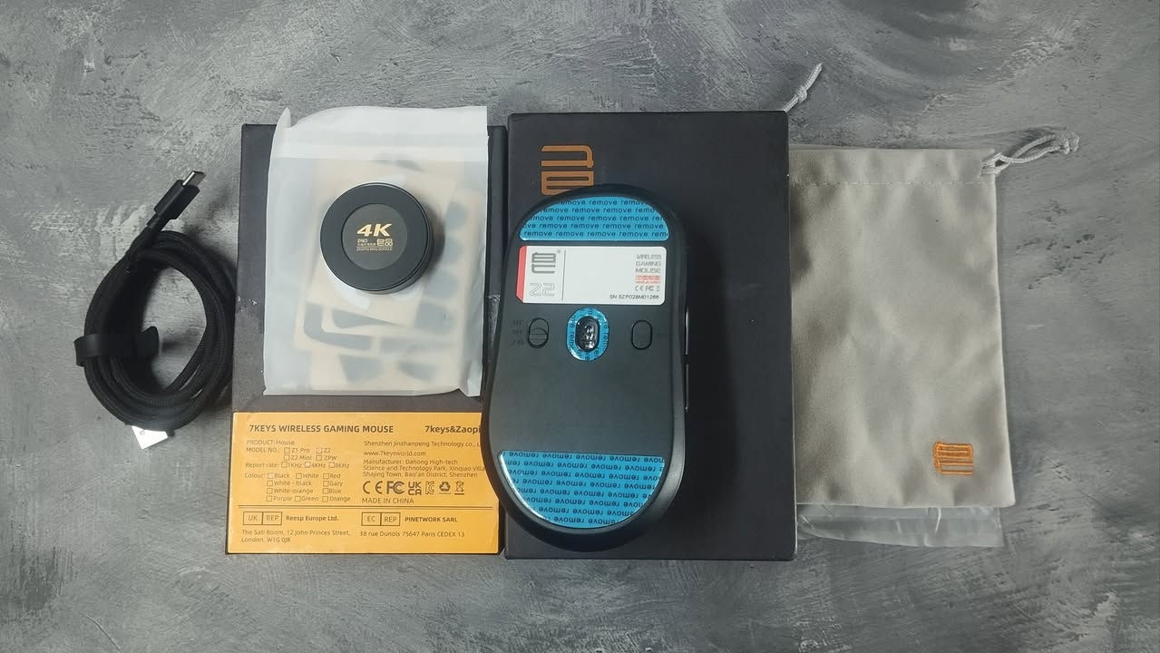 Zaopin Z2 4K EDITION
>Swappable Sockets for micro switches. (السويتشات قابلة للتبديل بدون لحيم)
>Flagship PAW3395
>NORDIC 52840
>Supports Wireless 4000Hz Polling Rate.
>(Bluetooth+Wireless 2.4GHz+Wired).
>Ergonomic and Comfortable Grip.
>TTC Gold 60M Micro Motion Switches.
>Dimensions: 123*64*39.5mm.
>Weight: 65 Grams.


**إذا كنت صاحب هذا الإعلان وتريد حذفه لأي سبب، رجاءا أرسل رسالة إلى الدعم الفني**