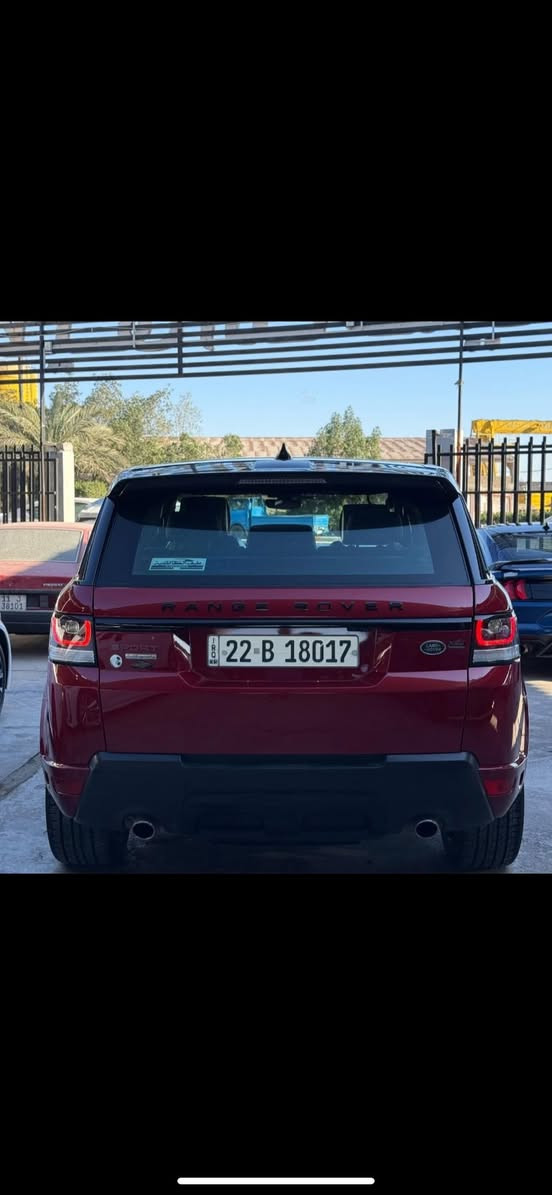 السلام عليكم
رانج روفر سبورت ( وكالة سردار )

موديل 2017

فول مواصفات عل اخير 

محرك 8سلندر (بانزين )

 السيارة مكفولة من كشي 

السيارة بسمي تحويل ثانيوم 

دوسة كهرباء 

كشنات جلد 
السعر بل خاص 

السيارة ماشية 145الف كيلو 

الرقم *********** وبي واتساب
