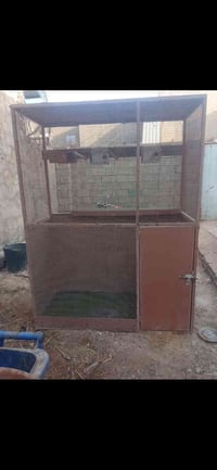 قفص بي ار سي للبيع ارتفاع ٢متر وعرض واحد ونص متر وعمق ٧٠ سم اتصال 0781...