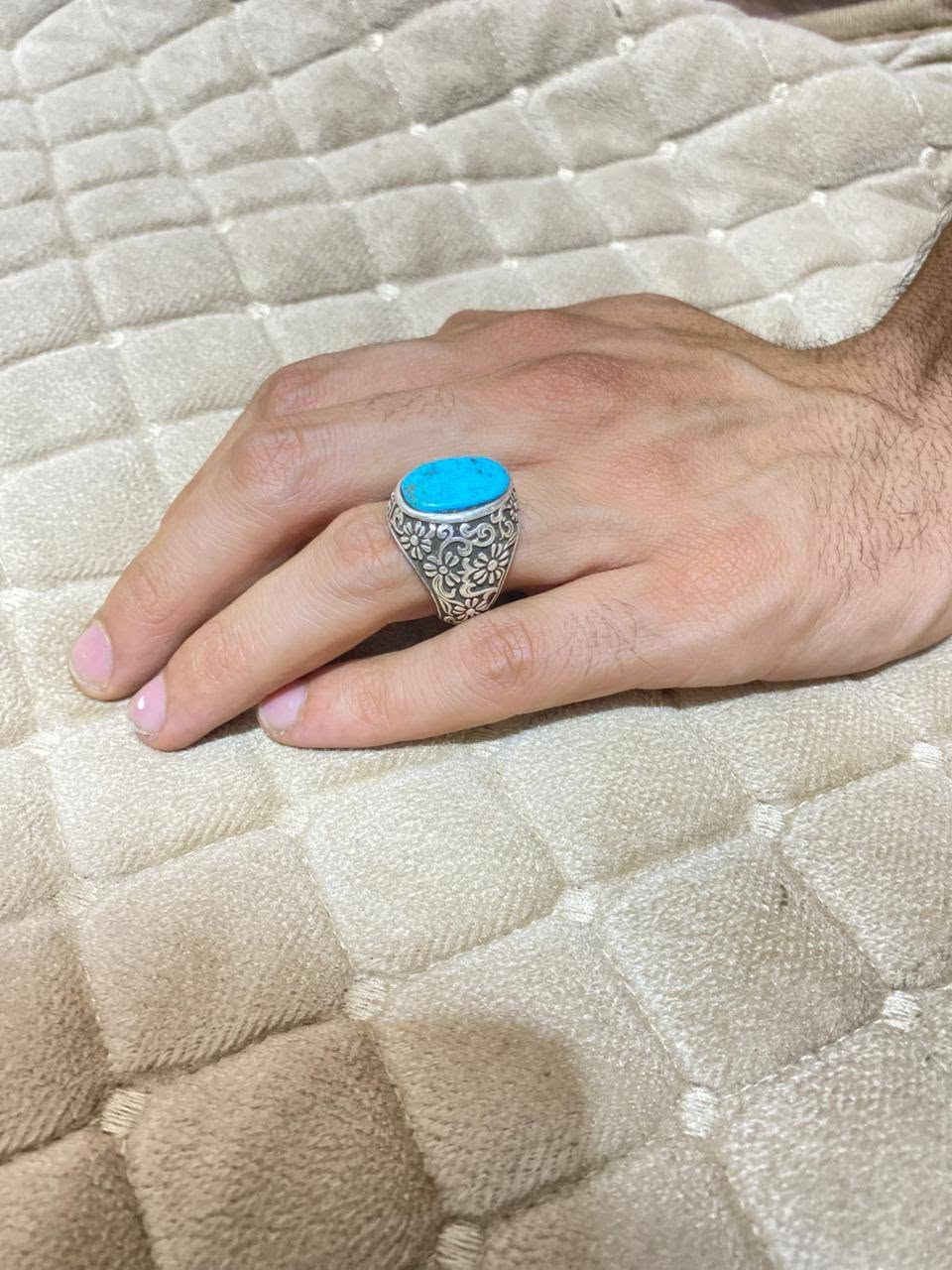 ▪️ببركة صاحب الزمان ع
تحفة من الفيروز النيشابوري_
صياغة المبدع والمتألق (حمزة)

السعر لهذا الخاتم:
80_شامل التوصيل

لتواصل والاستفسار خاص او..
ه‍ــ***********
