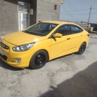 سياره اكسنت موديل 13 وارد  شرط التحويل  السياره ليبل واحد حادثها جاملغ...