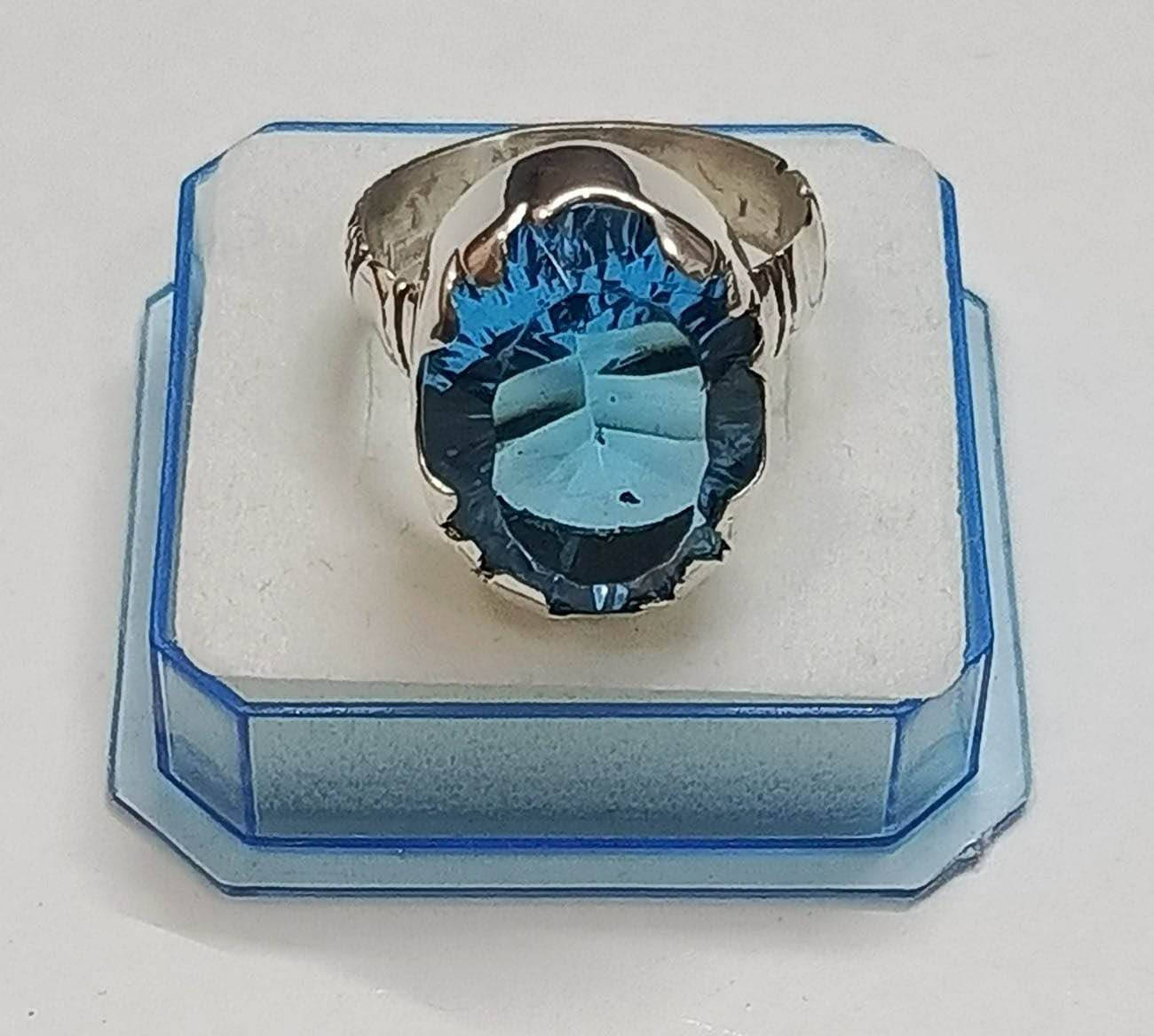 خاتم ‏مجوهرات التوباز فضة 925 صياغة يدوية قياس الخاتم 23 السعر50
‏توصيل جميع المحافظات5الف
‏*********** بغداد, العراق
