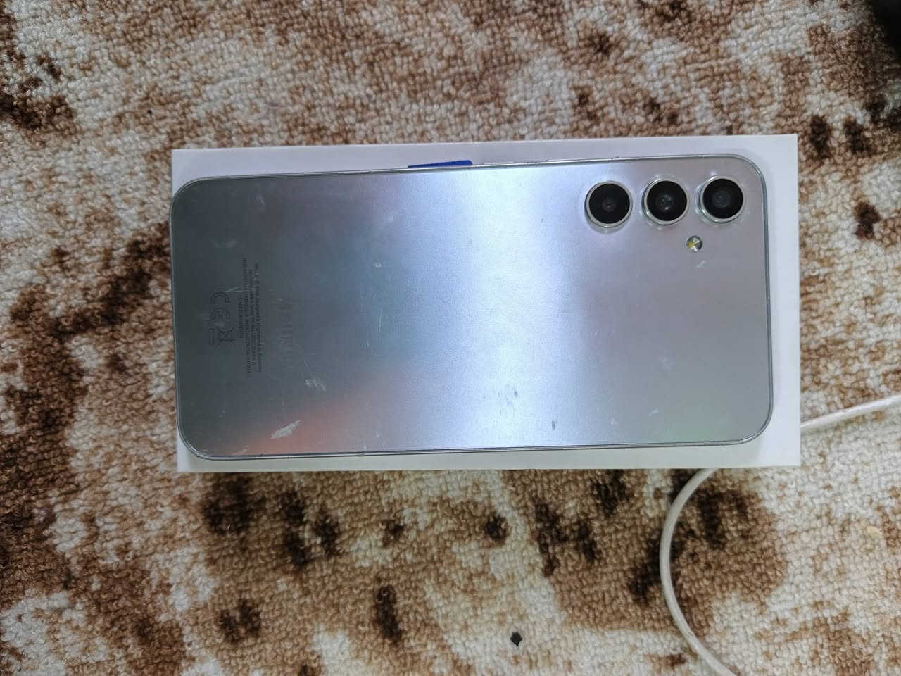 الـ 𝐒𝐚𝐦𝐬𝐮𝐧𝐠 𝐀𝟑𝟒📱

الذكرة 𝟏𝟐𝟖𝐆𝐁 + 𝐑𝐀𝐌 𝟖𝐆𝐁💥

الجهاز بضمان و استعمال نظيف 😎
... 
 فقط مبدل آيس شحن 🔋⚡ الأصلي
... 
السعر 150 ألف  يابلاش


**إذا كنت صاحب هذا الإعلان وتريد حذفه لأي سبب، رجاءا أرسل رسالة إلى الدعم الفني**