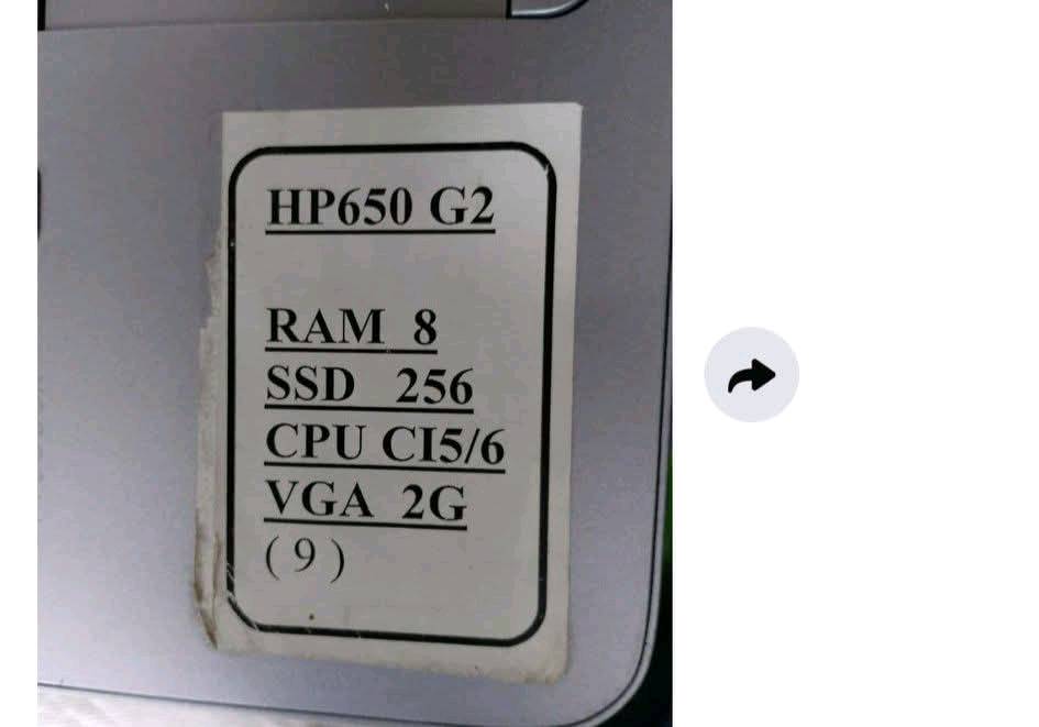 لابتوب hp مال بيت هاي مواصفاتها بل صور سعرها 175الف قفلها
تگدر تذكر المكان بالضبط وين متواجد؟ وبغداد لو محافظة ثانية، وهل أكو تسليم باليد لو بس استلام؟: 
موصل الايمن
البطارية شكد تصمد تقريباً؟ والشاحن/الملحقات كلها موجودة وياه لو لا؟: 
اعتقد ساعه ونص 
بي أي عطل أو ملاحظة مهمة غير المذكور بالصورة؟ مثل الشاشة، الكيبورد، الواي فاي، الصوت، المنافذ، أو المروحة؟: 
كلها شغاله شرط
اللابتوب عليه خدوش/كسور/تبديل قطع أو صيانة سابقة؟ وإذا نعم شنو التفاصيل؟: 
بدلت الهارد فقط 
السعر 175 ألف نهائي لو بيه قابلية للنقاش؟: 
نهايته