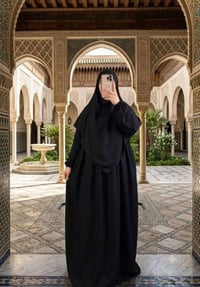 زي شرعي • ملابس محجبات • ملابس نسائية • عباية • قماش حرير • زي صلاة • ...