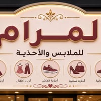 افتتاح غداً • ملابس وأحذية • طريق الثانوية الجديدة