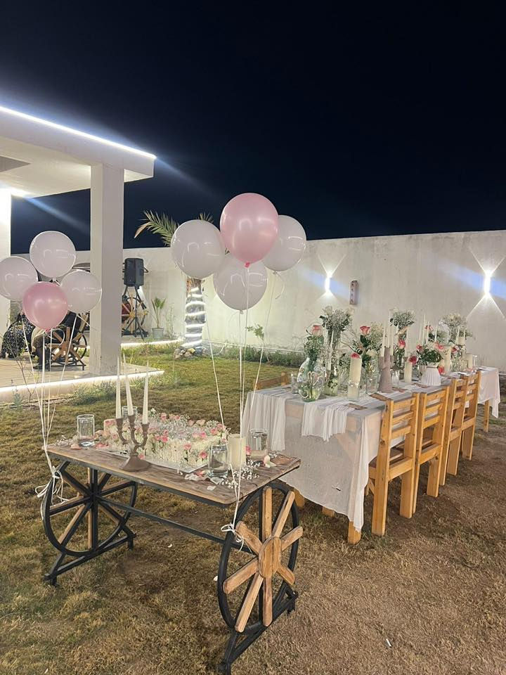 السلام عليكم 👋🏻
شالية ومزرعه فستق وبندق 🏕️🏖️

متوفر حجز يومي طيلة ايام الاسبوع 

موثقة في تطبيق اجرلي 

العنوان / بغداد الدورة ( منطقة البوعيثة ) 

للاستفسار الاتصال او التواصل على الواتساب على الرقم

***********
