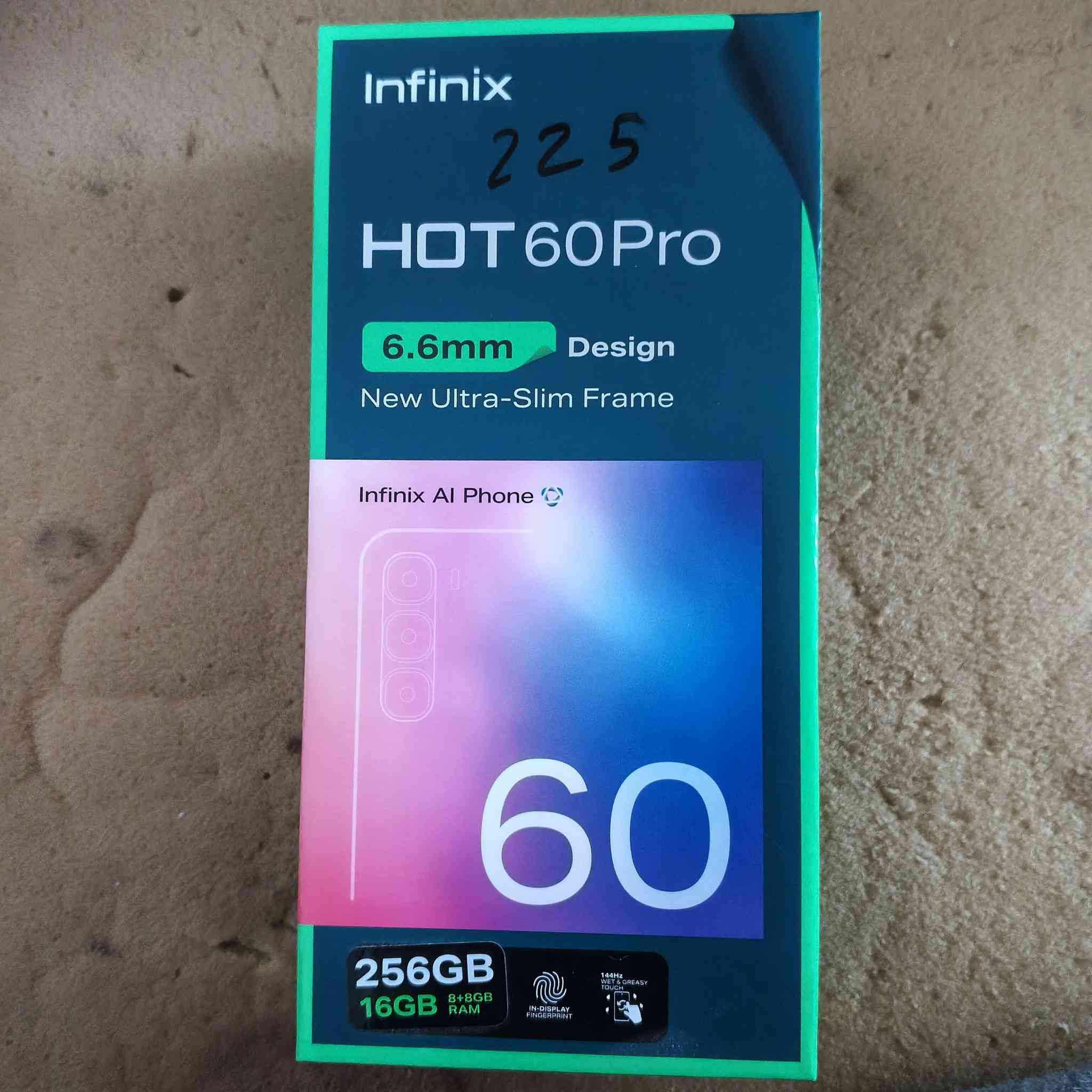 السلام عليكم
جهاز انفنكس هوت 60 برو مواصفاته معروفه خوش جهاز 
شتريته قبل اقل من شهر ب225 واريد ابيعه لان صلحت جهازي 
قيم بما يرضي الله 
***********
