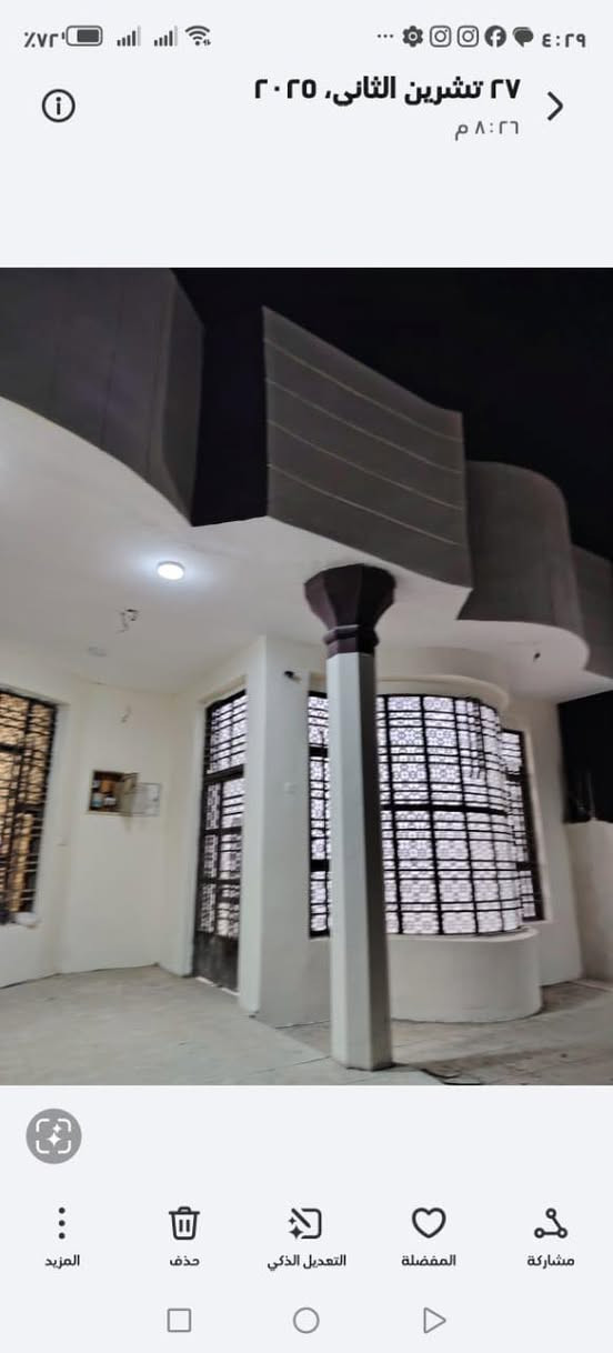 المساحة ٣٠٠  طابو صرف يحتوي صالة وغرفتين ومطبخ واستقبال وحديقة وكراج ما مسكون البناء درجة اولى كهرباء ماتطفئ طوارئ  بناء 200 متر. حديقة وكراج 100 متر. تبليط ومجاري. العنوان طوريج ناحية الخيرات
الاتصال على الرقم ***********
