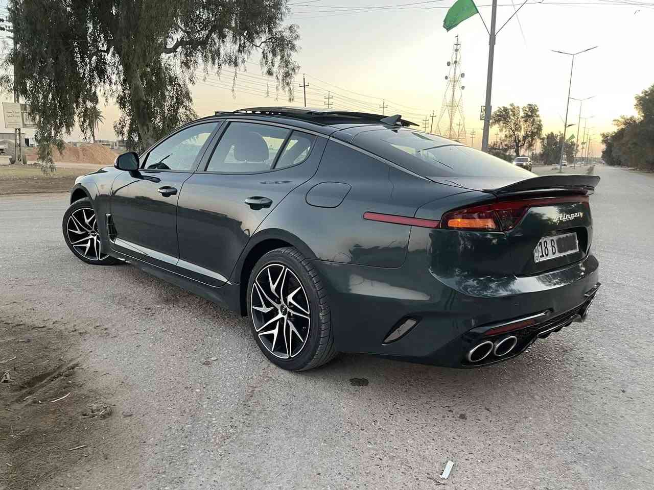 كيا ستينكر 2023 KIA STINGER 💚فول مواصفات
‏GT LAINE موديل 2023 سعر 175 و بيه مجال
صبغ بنيد و جاملغ و بارد قليل جاملغ خلفي شواصي لغود مكفوله بدون دواخل السياره معوقين وكاله عامه
لون زيتوني داخل جلد
محرك 2.5 تربو(نفس مكينة الجنسس)
القوه 300 حصان 🐎
بصمة ابواب و تشغيل 
فتحه بانوراما
لايتات زينون LED 
تبريد قطعتين ( مناخ منفصل ) 
تدفئة كشنات + تحكم كهرباء 
رادارات امامي و جانبي و خلفي 
قياده شبه ذاتيه 
التوقف التلقائي 
شفتات ستيرن
5 وضعيات قياده 
شاحن لاسلكي 
سستم صوت harman/kardon 15 سماعة 🔊
***********
