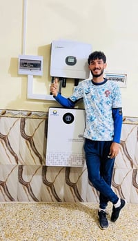 طاقة شمسية • الخالص ديالى • بطاريات ليثيوم