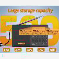 XHDATA D-808 • راديو متعدد الموجات • SSB RDS