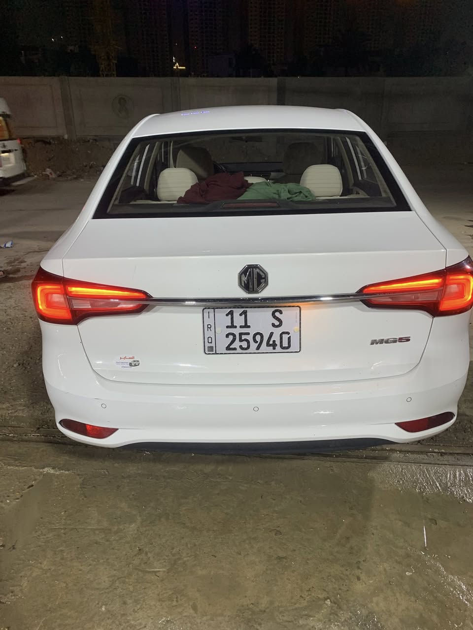 موديل 2023MG5
فول مواصفات مكفولة 
ضرباتهة الي بل صورة فقط 
خالية من اي صبغ أو تعديل 
السعر 106 بيهة مجال شي بسيط 
للاستفسار *********** واتساب موجود 
مكاني بغداد المنصور
