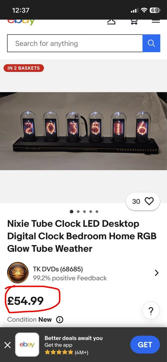 نرخی خۆیی ٧٠ دۆلاره‌‌ 
سه‌عاتی كوالێتی به‌رز به‌كارنه‌هاتوو , ئاپی خۆیی له‌گه‌ڵه‌ بۆ گۆڕینی ڕه‌نگه‌كانی و شه‌ش دانه‌ شاشه‌ی ips ئه‌كرێت به ئه‌لبومی وێنه‌ به‌ دڵی خۆت , كێبڵێكی دوو مه‌تری قوماشی كوالێتی له‌گه‌ڵه‌ و پلاكێك به‌ هه‌دیه‌ 

سعره‌ الاصلي ٧٠ دولار
ساعة ماركة , وياها تطبيقها لتغير السمات و تصير ٦ شاشات ips لعرض الصور حسب الأختيار , تجي وياها كبل كتان مترين و راس شاحن هدية 

WhatsApp / Telegram / Viber
(***********) كويسينجاك, أربيل
