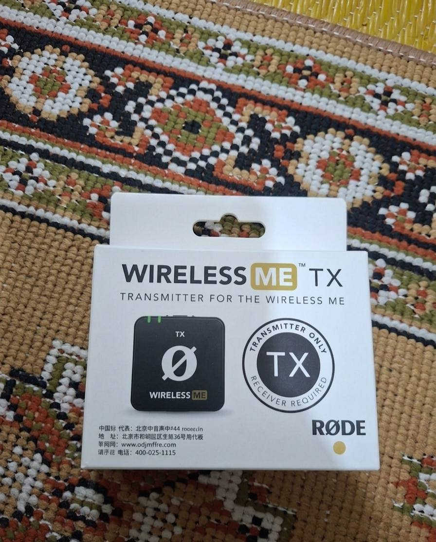للبيع أجهزة RØDE أصلية

• Rode Wireless GO II TX مع ملحقات كاملة:
• مايك ياخة سلكي
• مايك رأس مرن (Headset Mic)
• إسفنجات حماية
• عدد 2 Dead Cat لعزل الهواء
• Rode Wireless ME TX 
مع الكارتون الأصلي
ملاحظة: الجهازان TX (مرسلات) فقط ويحتاجان Receiver متوافق للتشغيل.
الحالة ممتازة.
السعر 150 ألف دينار للكل وبيه مجال للشراي.
المهتم خاص او واتساب 
***********
مكاني بغداد
