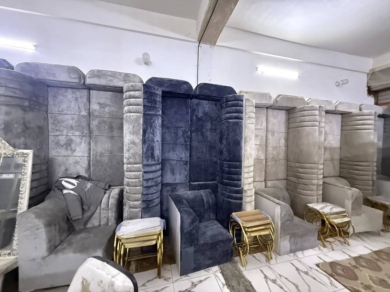 اللهم صل على محمد وال محمد
يرحب بكم مجمع محسن الشمري بكافة انواع اثاث مواد منزلية 
متوفر ديوان قماش خاولي 10 مقاعد 
متوفر تخم قماش خاولي 10 مقاعد 
متوفر سناكي متر 30 ومتر 50 
متوفر كاونتر 2 متر 3 قطع 
متوفر كاونتر 2/50 3 قطع 
اسعار مناسب جداا متوفر كلشي وكلاشي 
العنوان قضاء عفك قرب الجسر حمام مقابل سيد حسن ياسري 
***********
