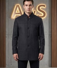 ذوق للأزياء الرجالية  يقدم لكم كوت راقي ياخة فلات ب٣ الوان اسود حني رص...